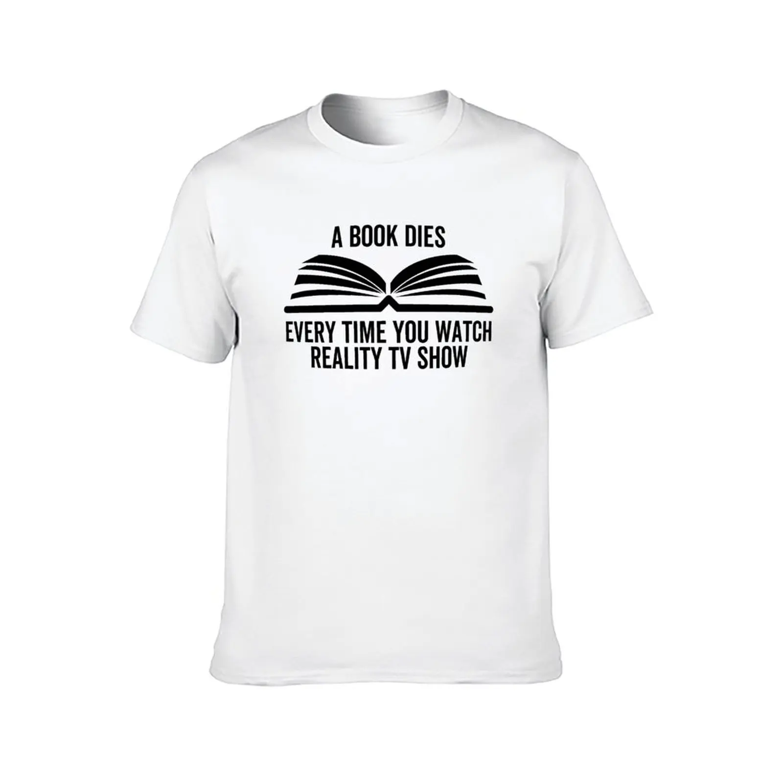 كتاب يموت كل مرة شاهد الواقع التلفزيوني تي شيرت تي شيرت رجل مصمم القطن تي شيرت رجل 100% تي شيرت #2