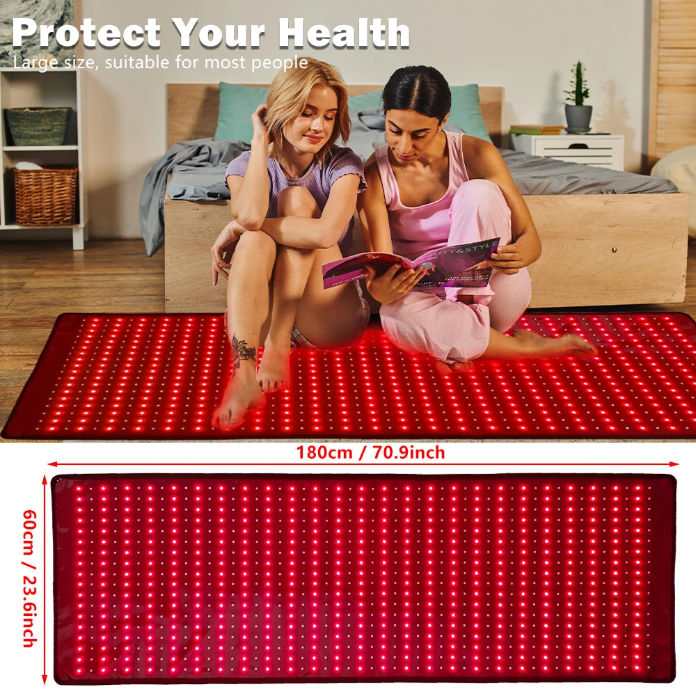Shanglaite Full Body Red Light Therapy Blanket 660nm 850nm OEM Infrared Sauna Blanket for Pain Relief - view 5