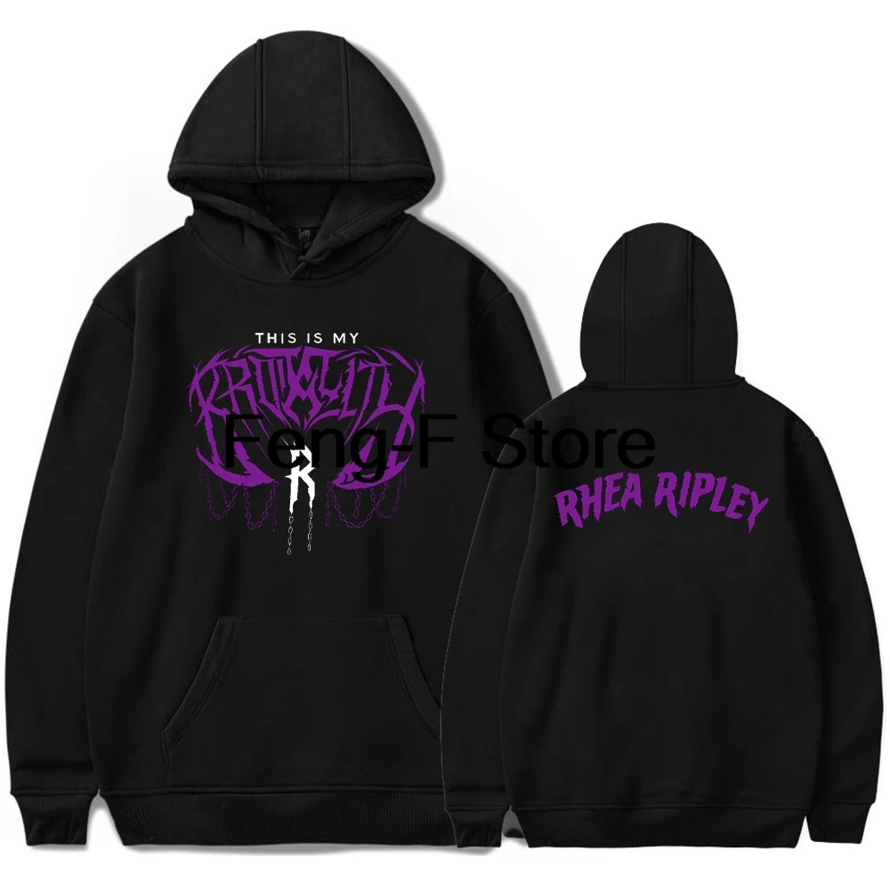 

Rhea Ripley Hoodie Pocket Drawstring Hoodie Streetwear Man/Woman Streetwear Long-Sleeved Clothes