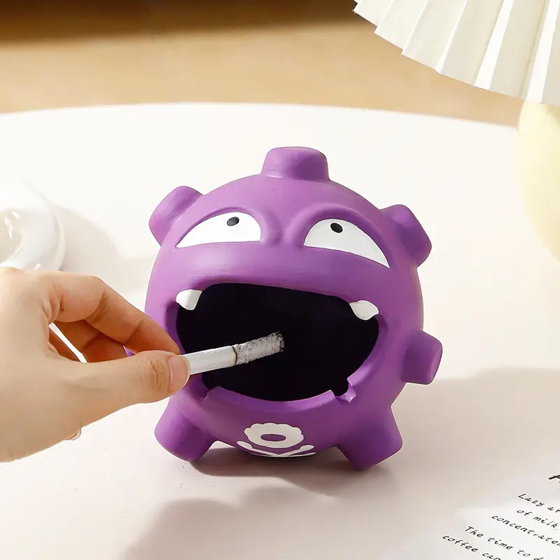 

Strange Ash Tank Cute Ceramic Home Office Living Room Creative Ashtray Coffee Table Desktop Ornament Smoke Cup