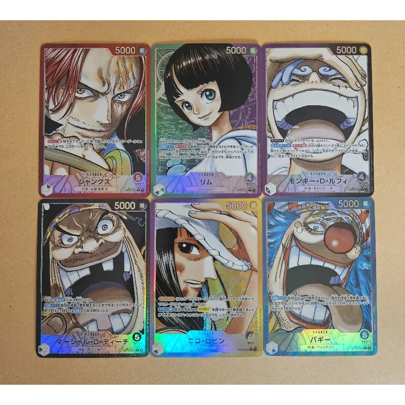 

Anime Versión Japonesa Inglesa OPCG Réplica Zoro Shanks Ace Nika Luffy Chopper Boa Hancock Juego Anime Tarjetas De Colección