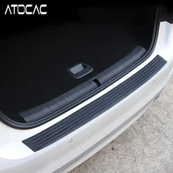 Car Trunk Protector Rubber Sticker Frosted Scuff Film Rear Bumper Plate Guard Door Sill Protective Wrap Anti Scratch Cover Parts