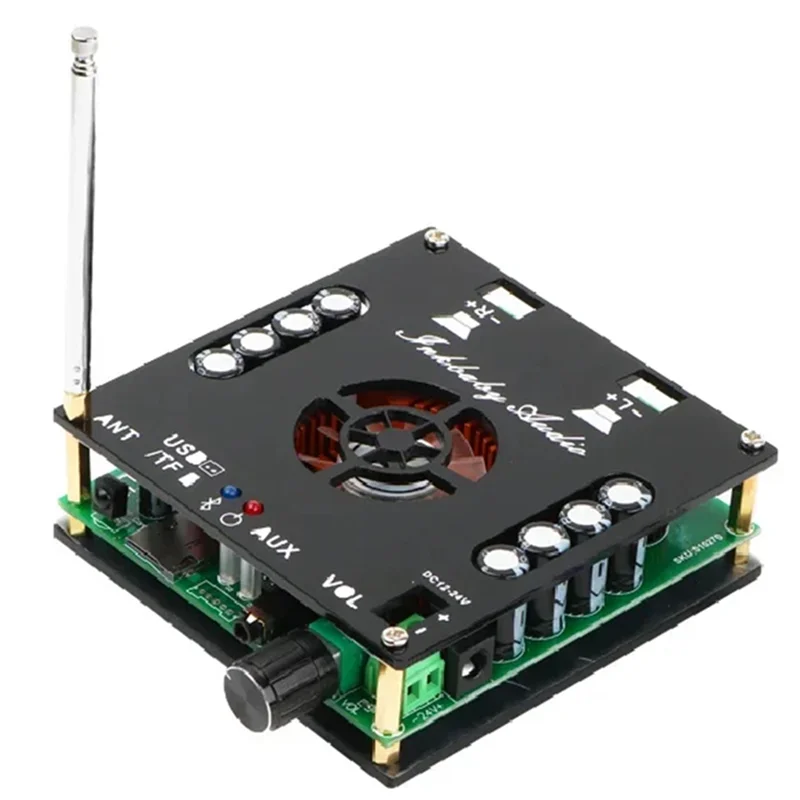 -A02R وحدة مضخم الصوت الرقمي AUX إدخال الصوت مع وظيفة FM Hifi Stereo Home Music