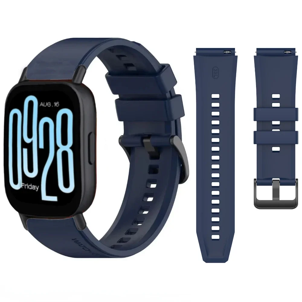 20 مللي متر 22 مللي متر الرياضة سيليكون حزام ل Redmi ساعة 5 لايت سوار رياضي استبدال معصمه ل Redmi ساعة 5 نشط حزام الساعات