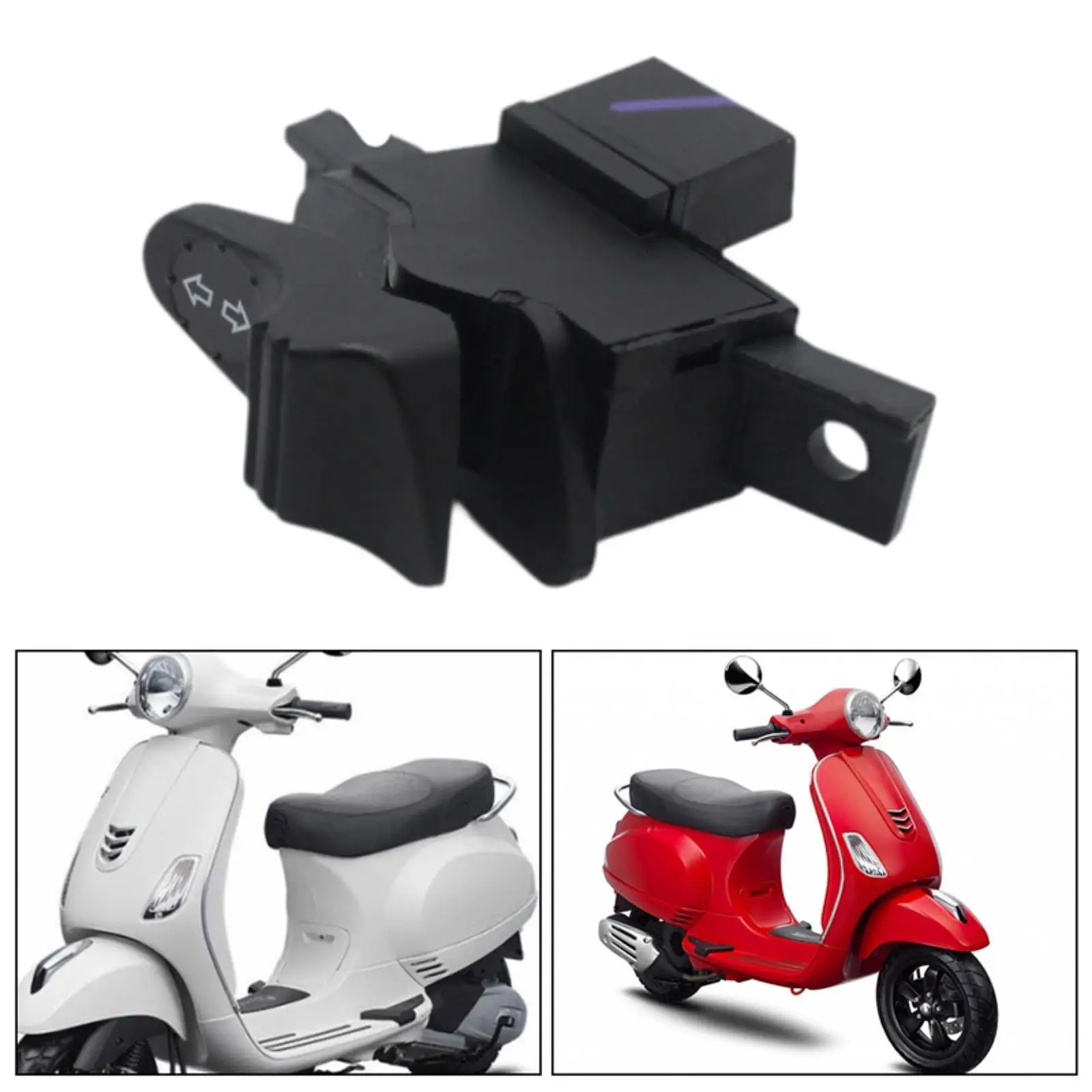 

Plastic 294723 Indicator Switch Reliable Easy Install Motorcycle Replacement for Derbi Piaggio High Quality Spare Part