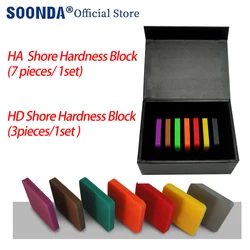 HA Shore Hardness Test Block type A/D for shore Durometer Rubber hardness tester Standard block HD Shore Hardness Test Block Kit