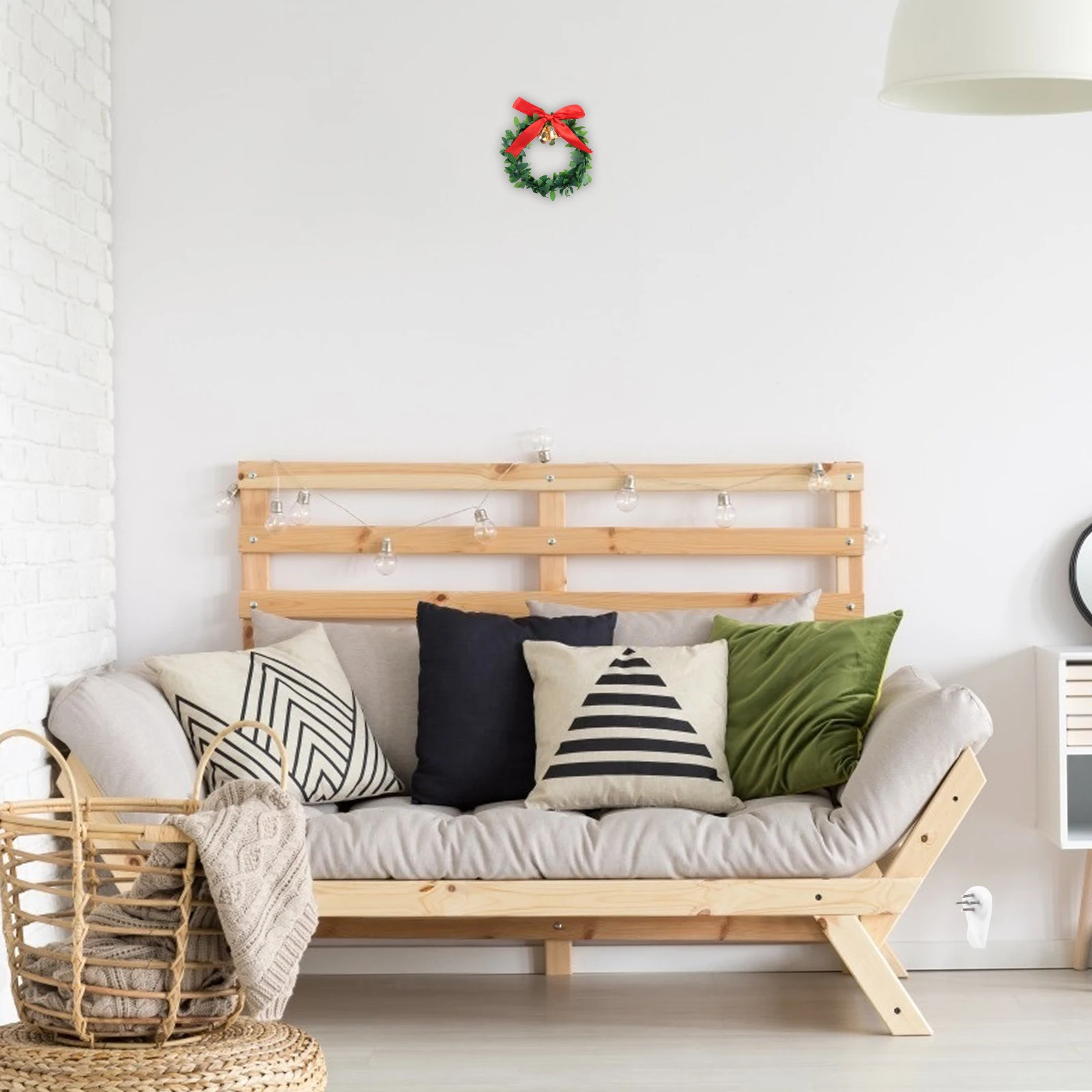 

10pcs Christmas Garland Leaves Decor Rattan Wreath For Holiday Party Home Indoor Outdoor Decoration Xmas Garland