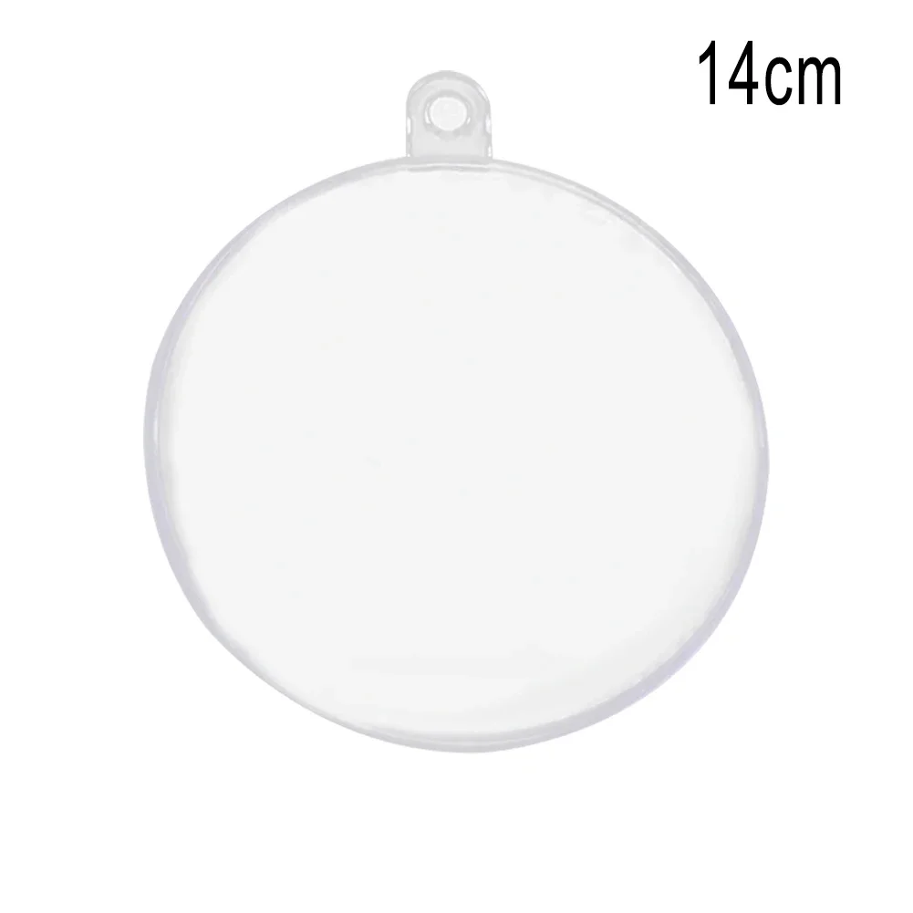 Marca nova bola de natal decoração de natal compras 11cm transparente 12cm 14cm 16cm doces chocolates árvore de natal
