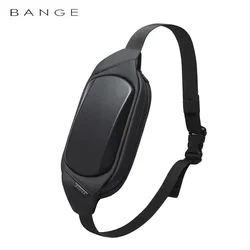 BANGE Chest Bag  Multifunction Crossbody Shoulder Messenger Bags Lightweight Anti-Theft Anti-stain Waterproof Short Trip Pack