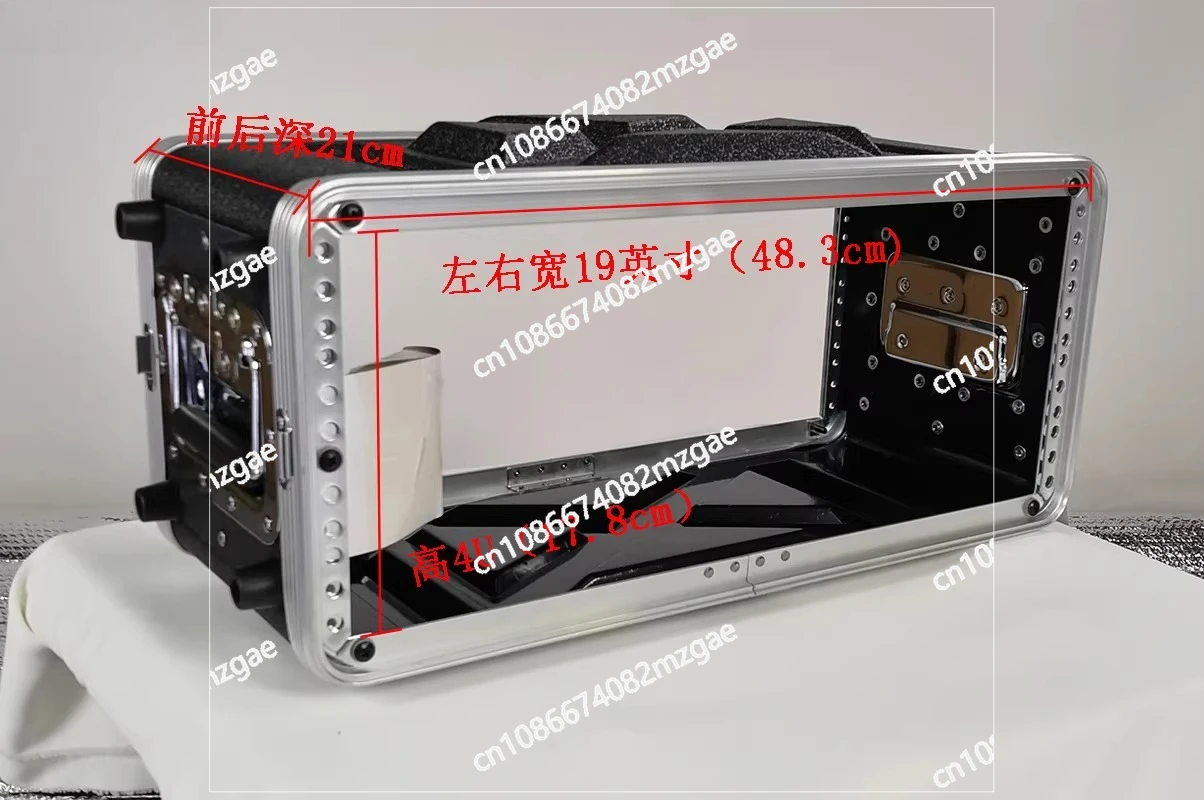 

19-дюймовый стандартный ящик для оборудования, чехол для микрофона 4US21CM, кейс для полета из АБС-пластика, чехол для приемника, шкаф для аудио и видео освещения