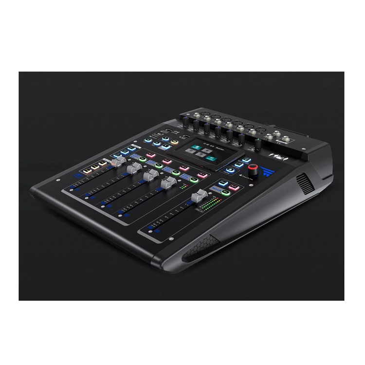 

10channels High-speed Electric Fader 24bit DSP Effect Audio App Control Digital Sound Live Mixer Console Professional MF-10