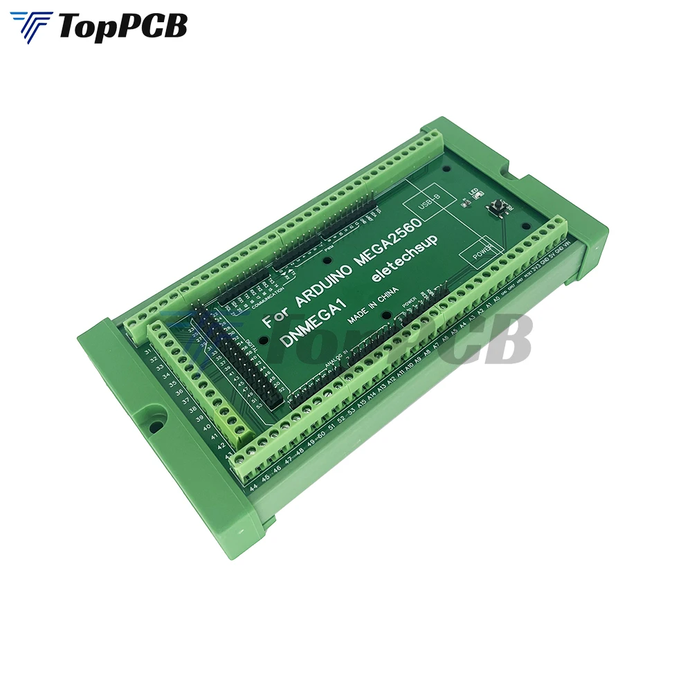 DIN Rail Mount Screw Terminal Block Adapter Module for Arduino MEGA-2560 R3