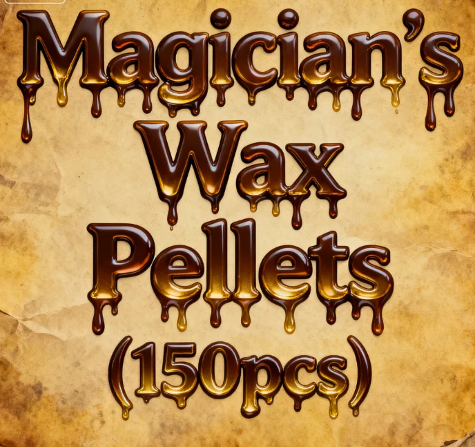 كريات شمع الساحر (150 قطعة) | شمع خيط غير مرئي للخدع السحرية العائمة دعائم ماجيا للمرحلة #1