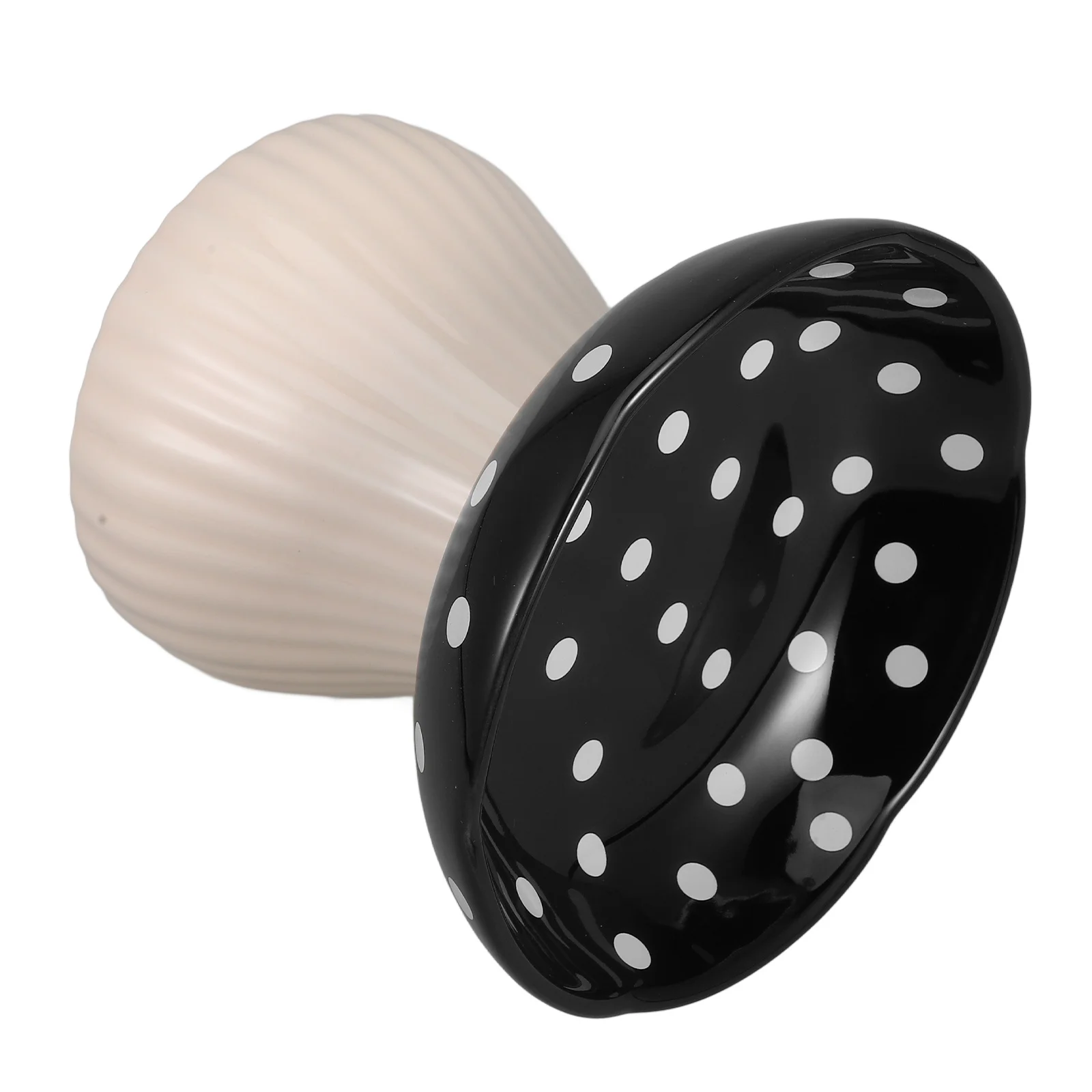 

Elevated Ceramic Cat Bowl Mushroom Shaped Raised Wide Shallow Pet Feeding Dish Safe Food Water Bowl for Cats Dogs