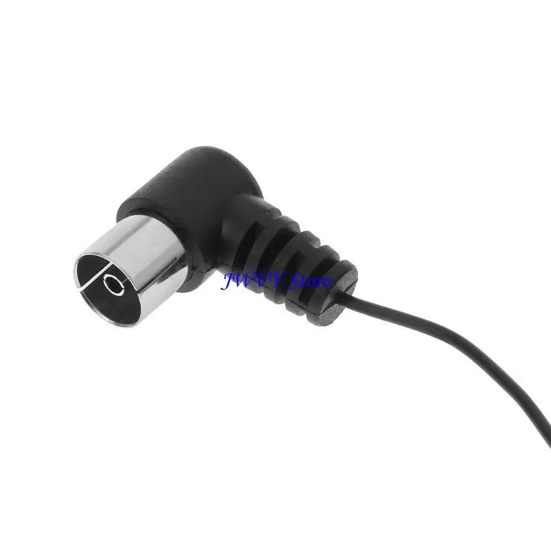 

573A FM radio antenna f adapter 75ohm unbal female connector plug 1.5m cable for stereo receiver radios