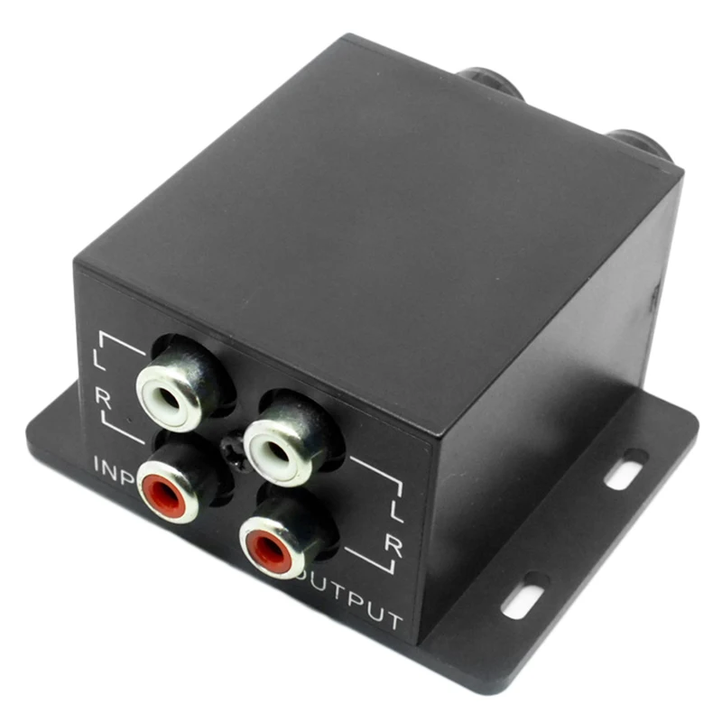 Hot Selling-New Car Power Amplifier Audio Regulator Bass Subwoofer Equalizer Crossover Controller 4 Rca Adjust Line Level Volume