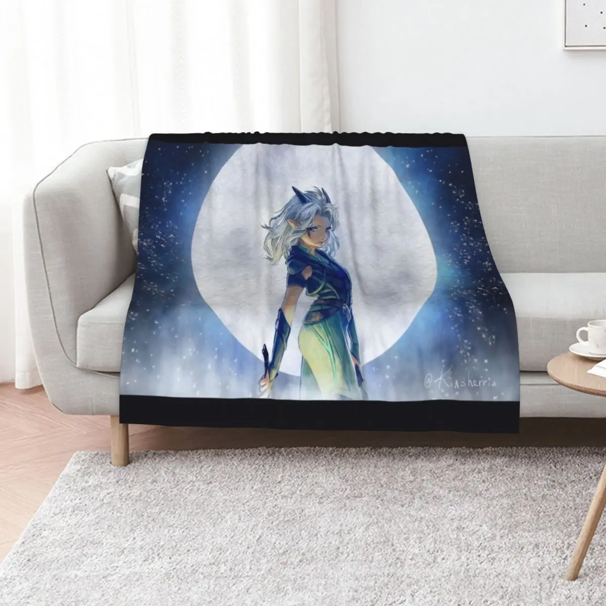 

Rayla and Moon Throw Blanket Hair Thin Weighted Softest Blankets