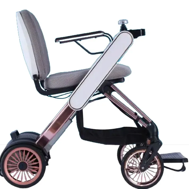 Hot Sale Lightweight Intelligent All-Terrain Motorized Electric Robotic Handicapped Air-boarding Power Scooter