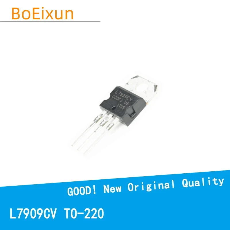 10PCS/LOT L7909 L7909CV 1.5A/9V TO-220 New and IC Chipset MOSFET MOSFT TO220 Three-Terminal Voltage Stabilizer