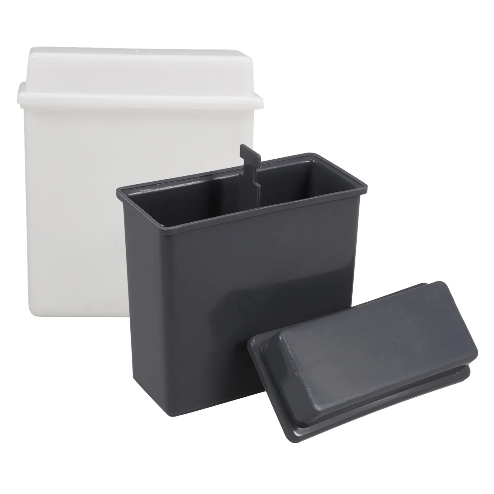 2Set Microscope Slide Staining Jar and Rack Set Polypropylene Sturdy for Laboratory Research Histology Cytology with Sample