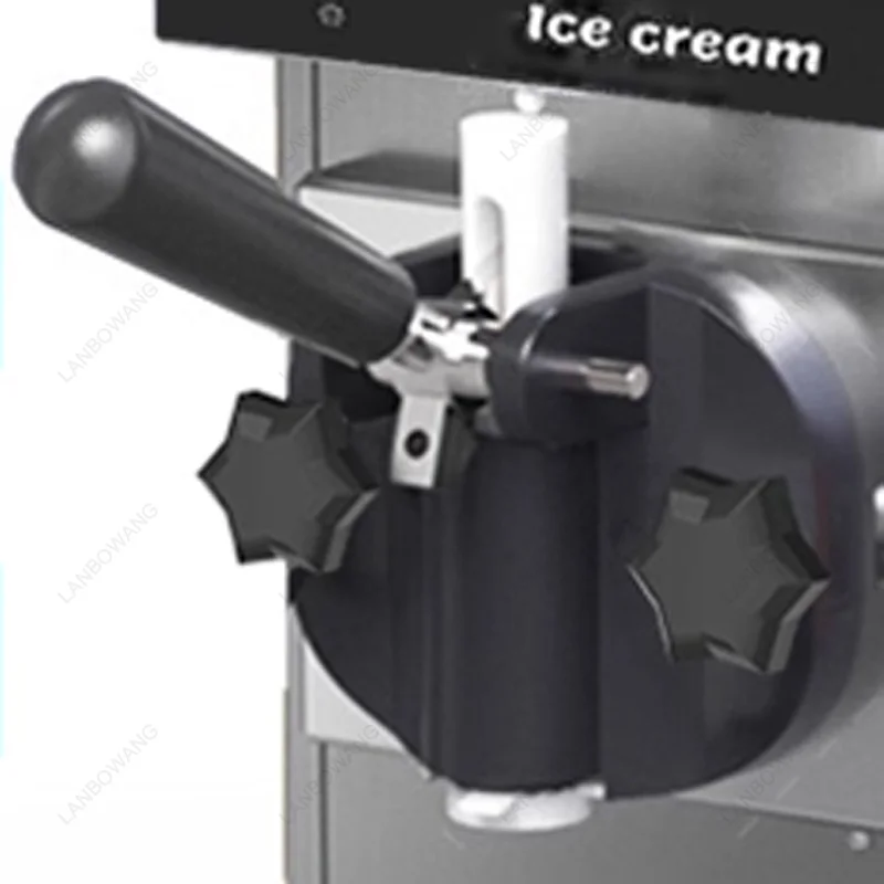 Fully Automatic Soft Ice Cream Maker, 5-Flavor 50 Servings/H 220V/1500W Commercial Dessert Shop