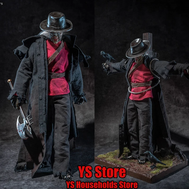 

HMTOYS F005 1/6 Collectible Creepers Cannibal Horror Action Figure Mini Cross-shaped Platform Scene Ornament 12" Soldier Model