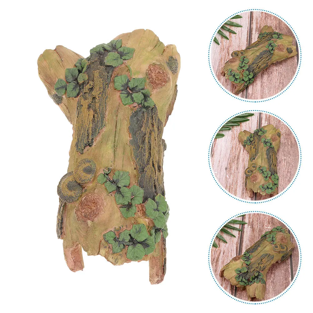 

Lizard Cave Reptile Hideout Natural Tree Trunk Hollow Habitat For Gecko Snake Climbing Basking Terrarium Decor Accessories