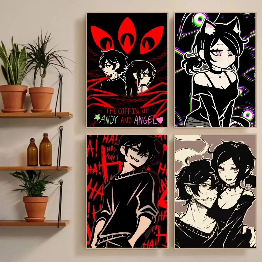 The Coffin Of Andy And Leyley Poster Waterproof Wall Art Sticker For Bar Living Room Vintage Room Decor High Quality Print Gift