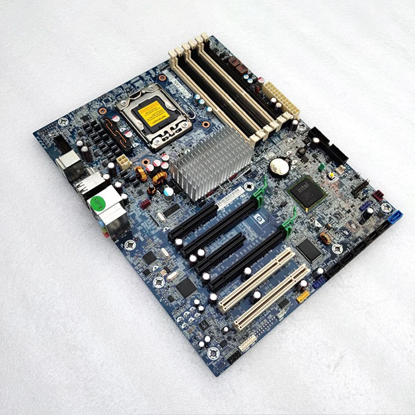 اللوحة الأم لمحطة العمل HP Z400 X58 تدعم 1366 ستة النوى 586968-001 586766-002