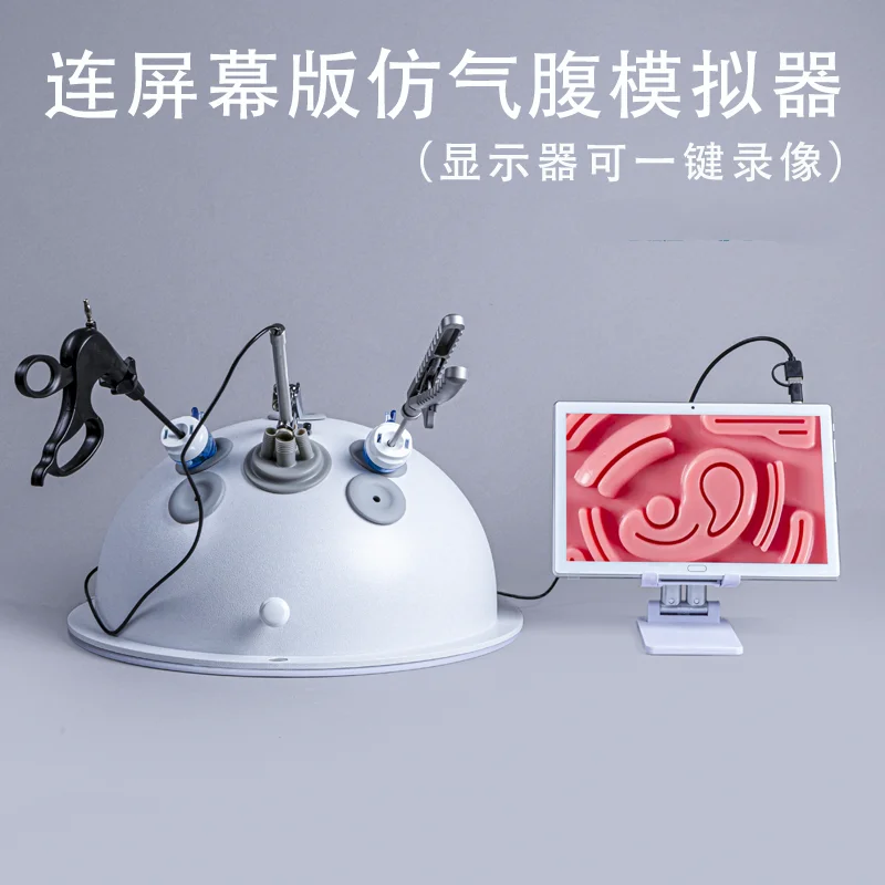 Laparoscopic simulation training device, Gynecological surgical spherical training box, 30-degree lens endoscope, Needle holder
