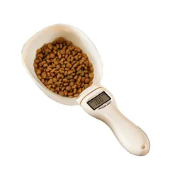 Cuchara digital para pesar comida de perros y gatos – báscula porciones