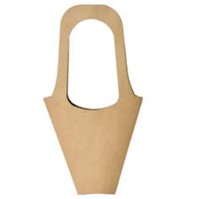 A59E-10Pcs Blumensträuße Taschen Kleine Papier Geschenktüten Mit Griff Blumen Verpackung Geschenk Hause Dekoration (Größe: Medium)