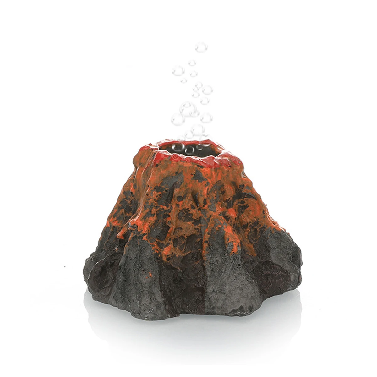1/3Pcs Fish Tank Decoration Landscape Resin Rockery Aquarium Landscaping Simulation Volcano Ornament Aquarium Pump Bubble Stone