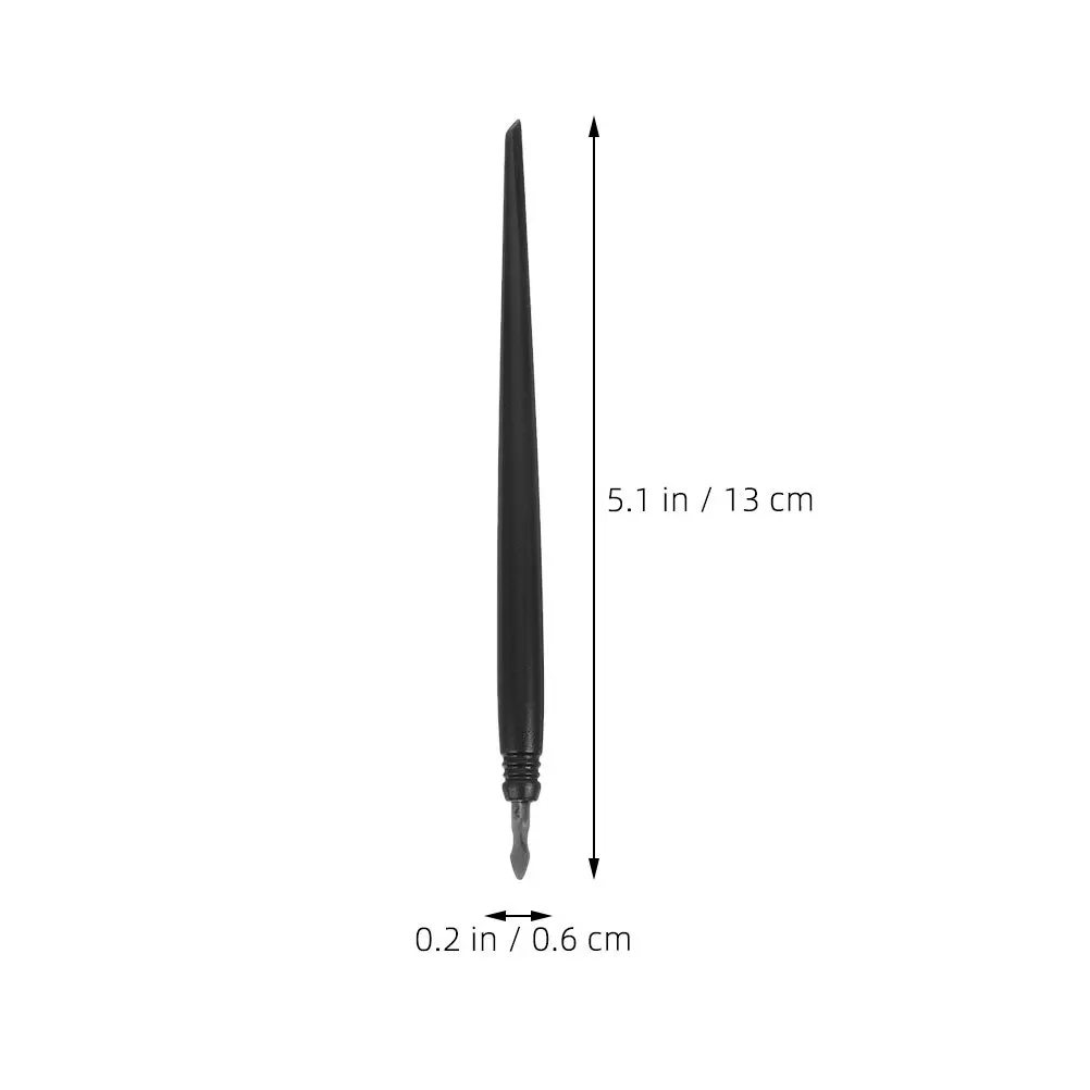 12Pcs Scratch Paper Pens with Metal Tips Fine Line Drawing Tools for Art Design Scraping Projects Family Activity Kit