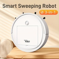 3-in-1 Smart Sweeping Robot 4000pa Suction Power Fully Automatic Home Cleaning Machine USB Charging Smart Vacuum Cleaner
