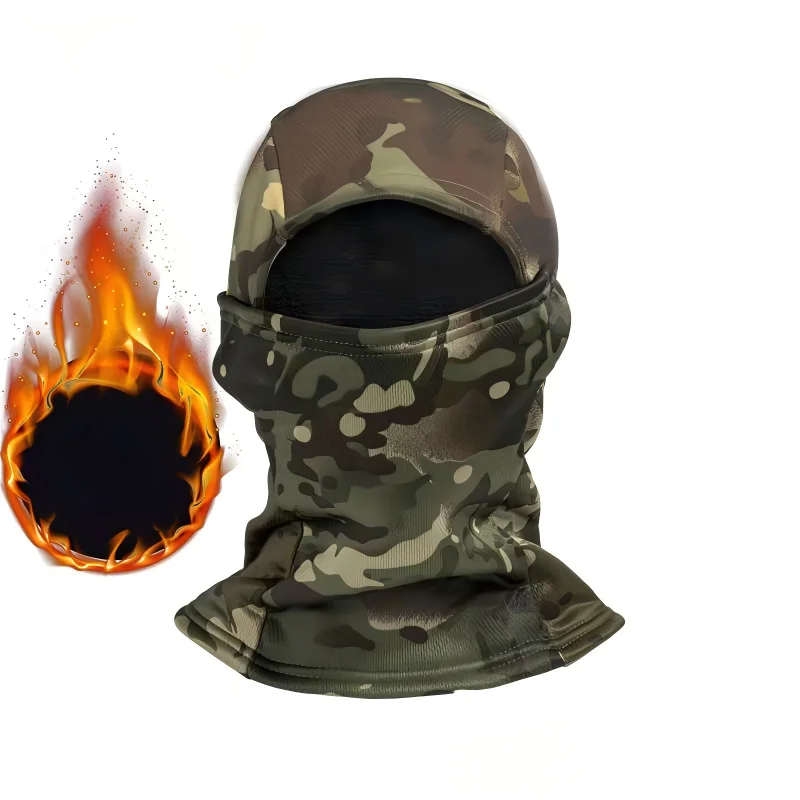 

Велосипедный артефакт, холодная и ветрозащитная маска для лица, головной убор, зимняя теплая шапка, зимний головной убор, встроенный шарф