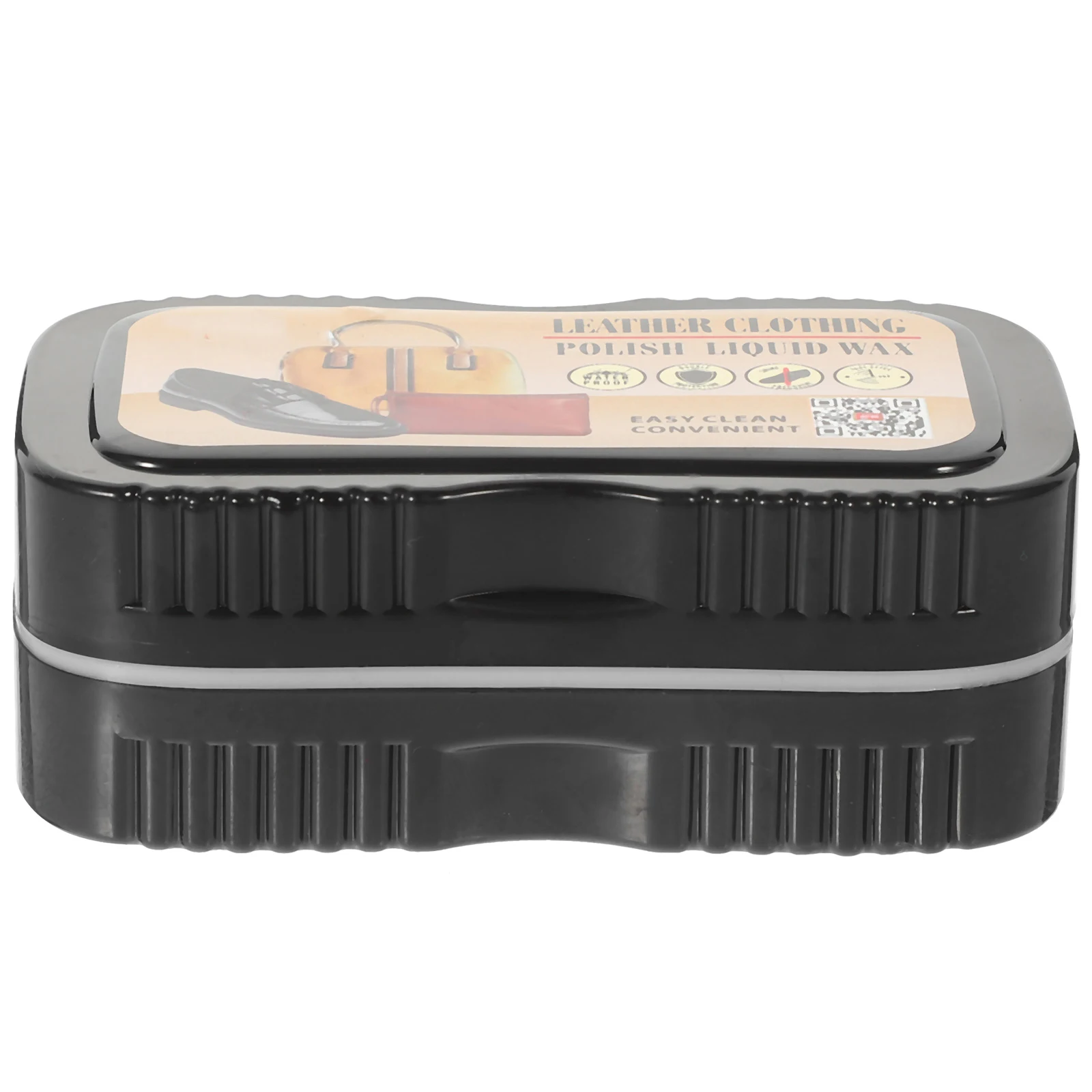 

Double-Sided Shoe Brush High Density Plastic Cover Lightweight For Shoes Sofa Handbag Cleaning Tool Sponge