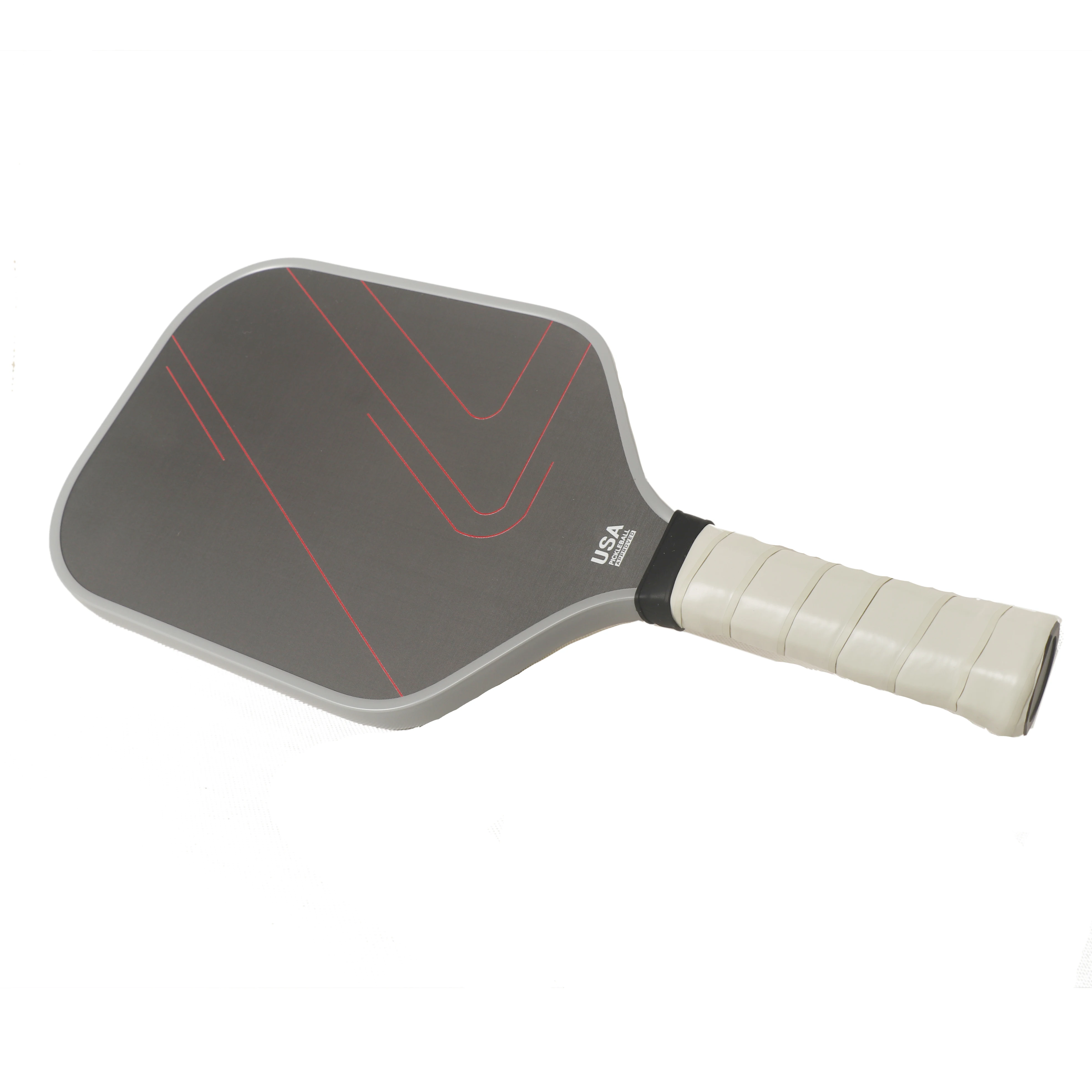 Manufacturer best sell shape Raw carbon fiber T700 with textured pickleball paddle 16mm core