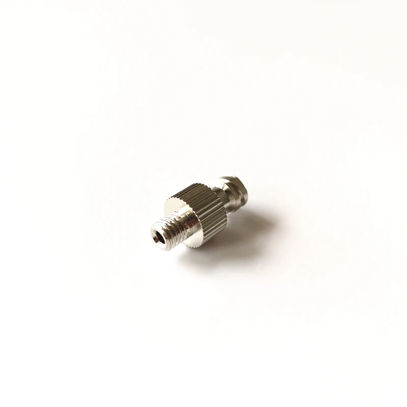 Factory direct pin high-precision high-quality metal M6 male thread female Luer lock adapter nickel plated brass connector image 5