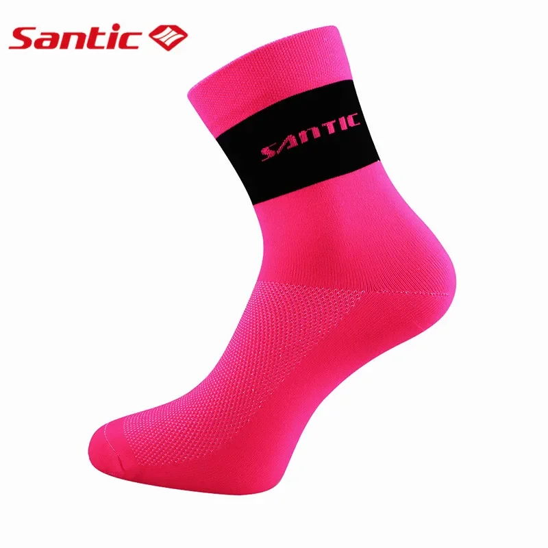 Santic Women's Cycling Socks MTB Bike Roae Riding Breathable Comfortable Socks Free Size Four Seasons Outdoor Sports Socks