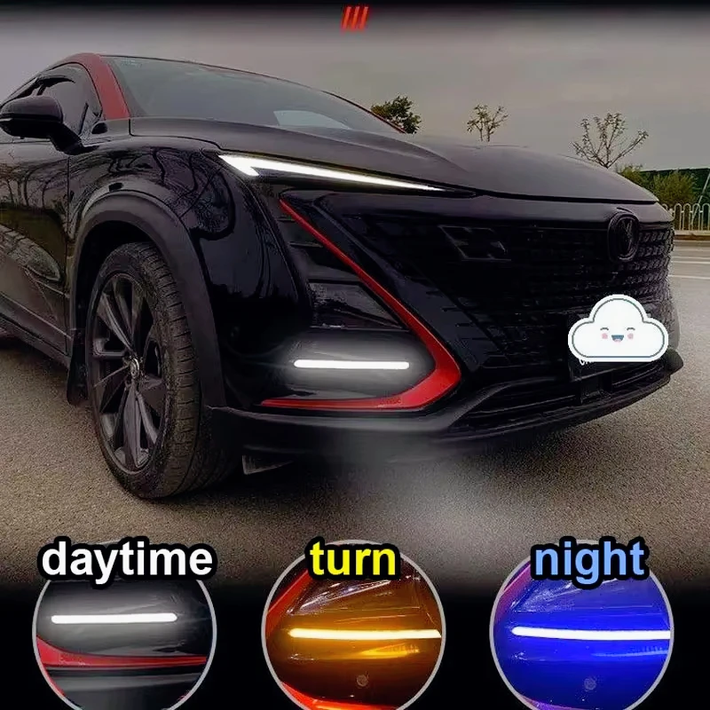 

2 шт. для Changan UNI-T 2022-2024 (1-го поколения) дневные ходовые огни передний светодиодный блок