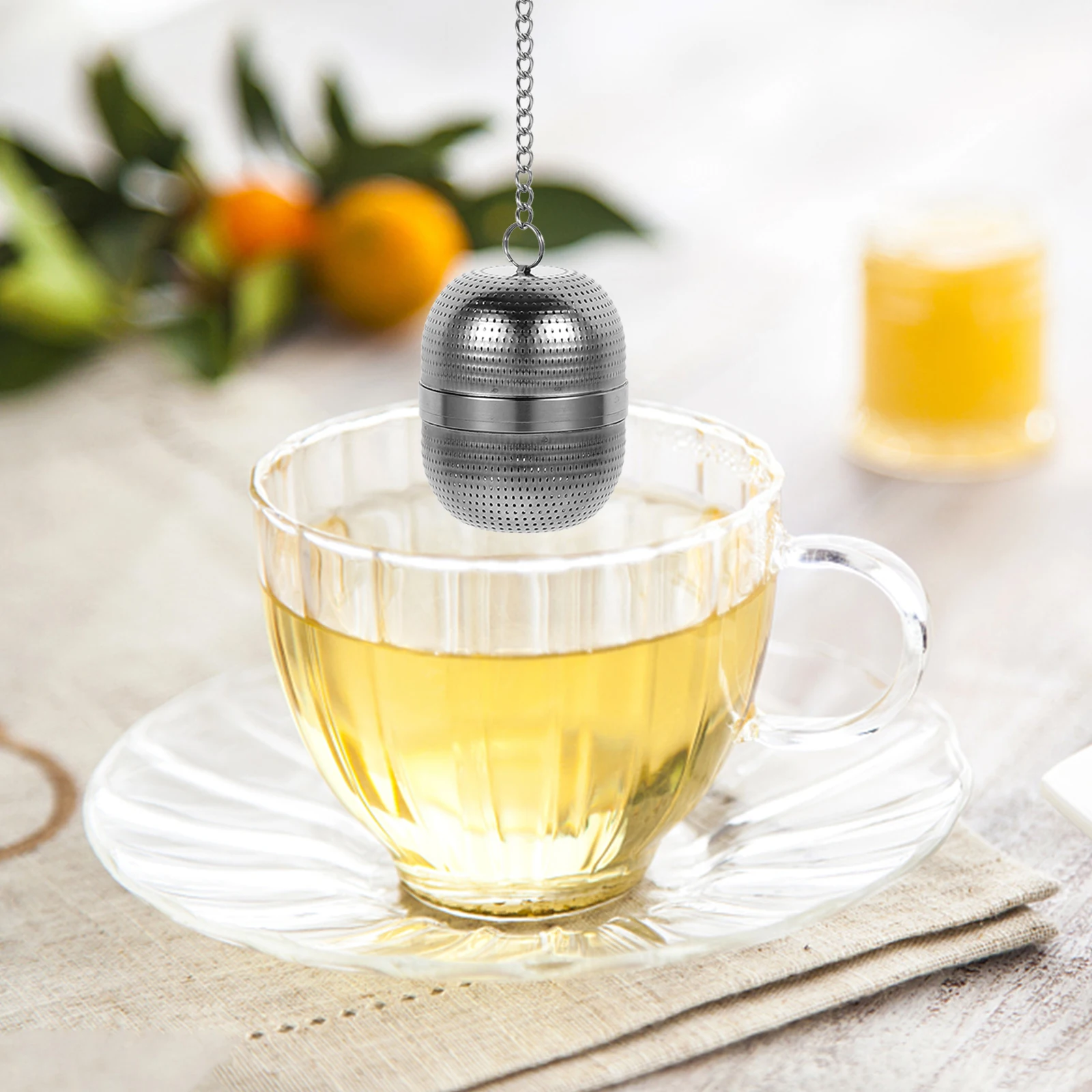 

Filter Set Tea Cup Infusers Steeper Ball Metal Loose Stainless Strainers