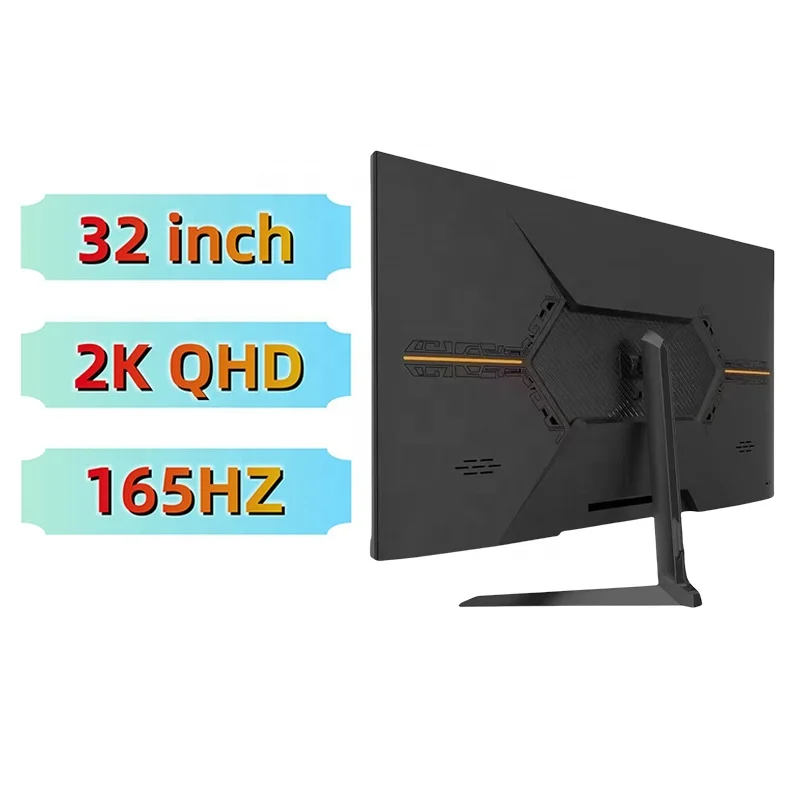 

32 Inch 2K Display 165hz Game Video Flat Display Screen Computer Screen LCD Desktop PC