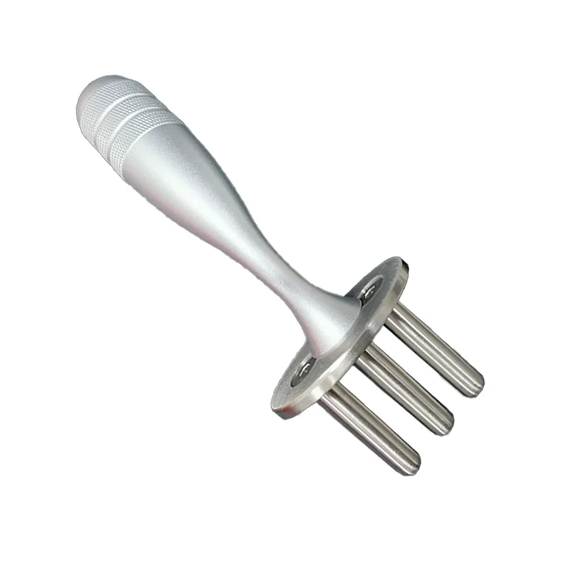 Acid Removal Rod Magnetic Fork Massage Stick Meridian Dredging Lymph Magnetic Meaning Stainless Steel Three Forks