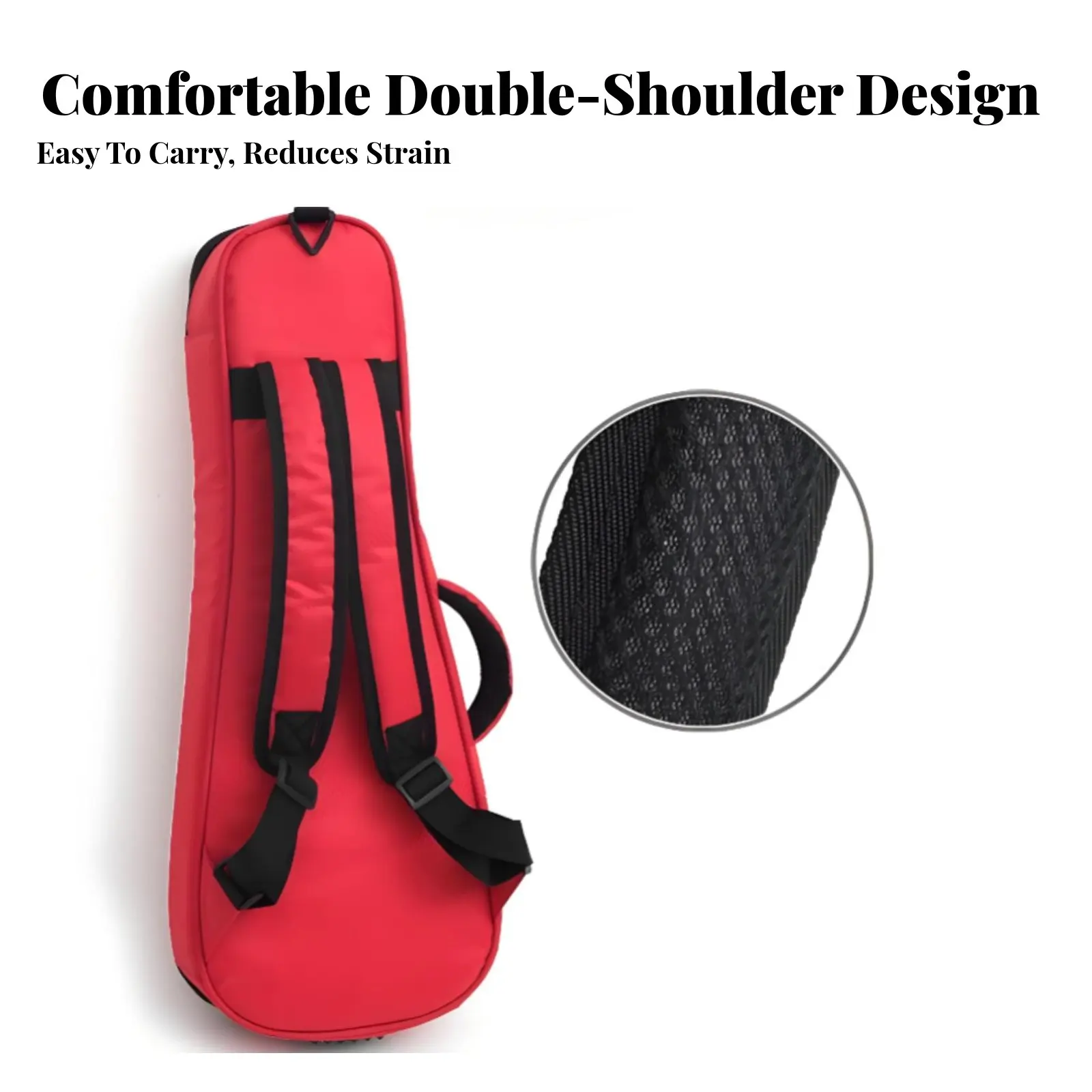 

Чехол-рюкзак для укулеле с регулируемыми плечевыми ремнями, мягкая сумка для переноски укулеле, прочная, с двойными молниями, для путешествий и музыкальных занятий