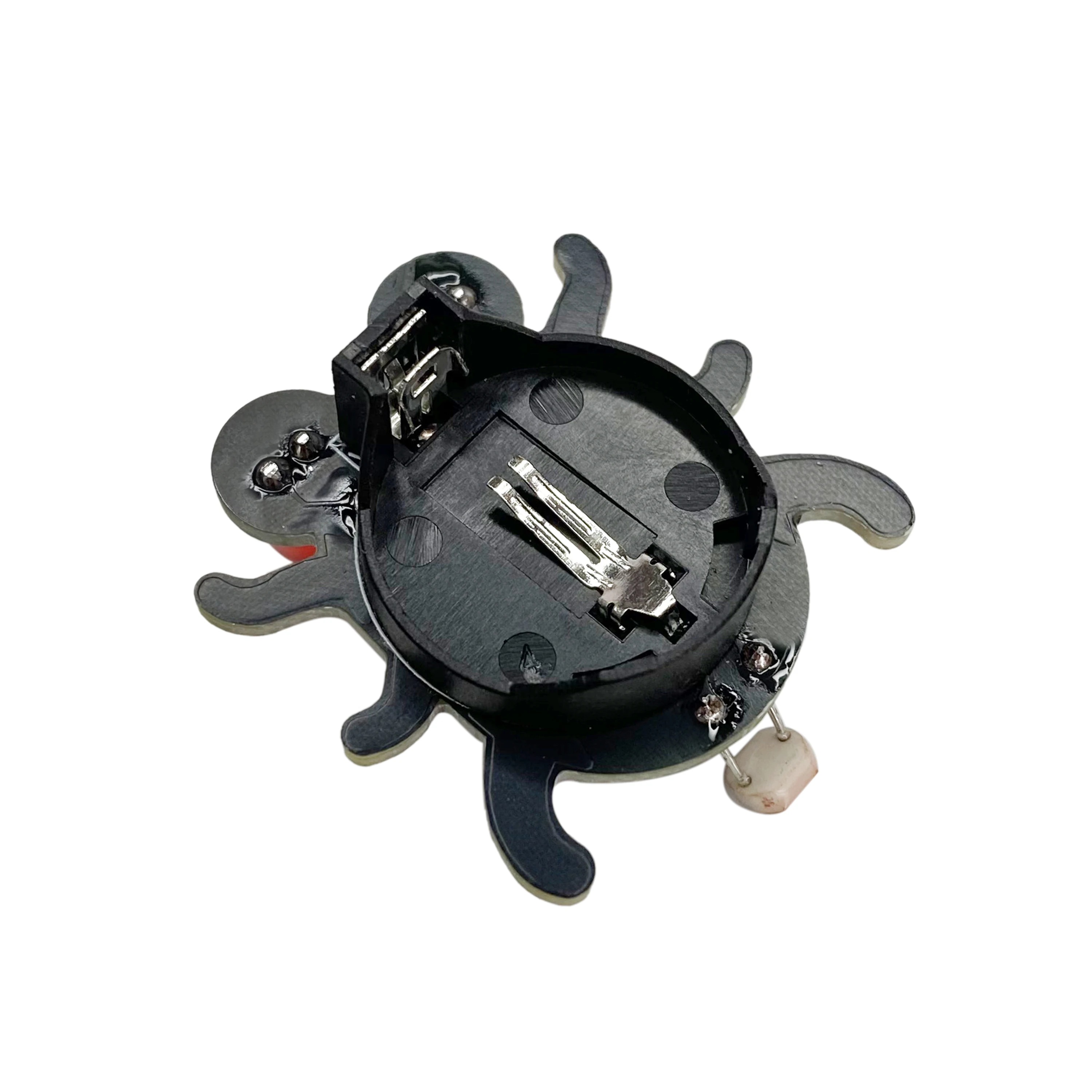 Fun Weevil Eye DIY Electronic Soldering Kit, Light Activated Red LED Beetle Project,  Educational Gift for Student Kids