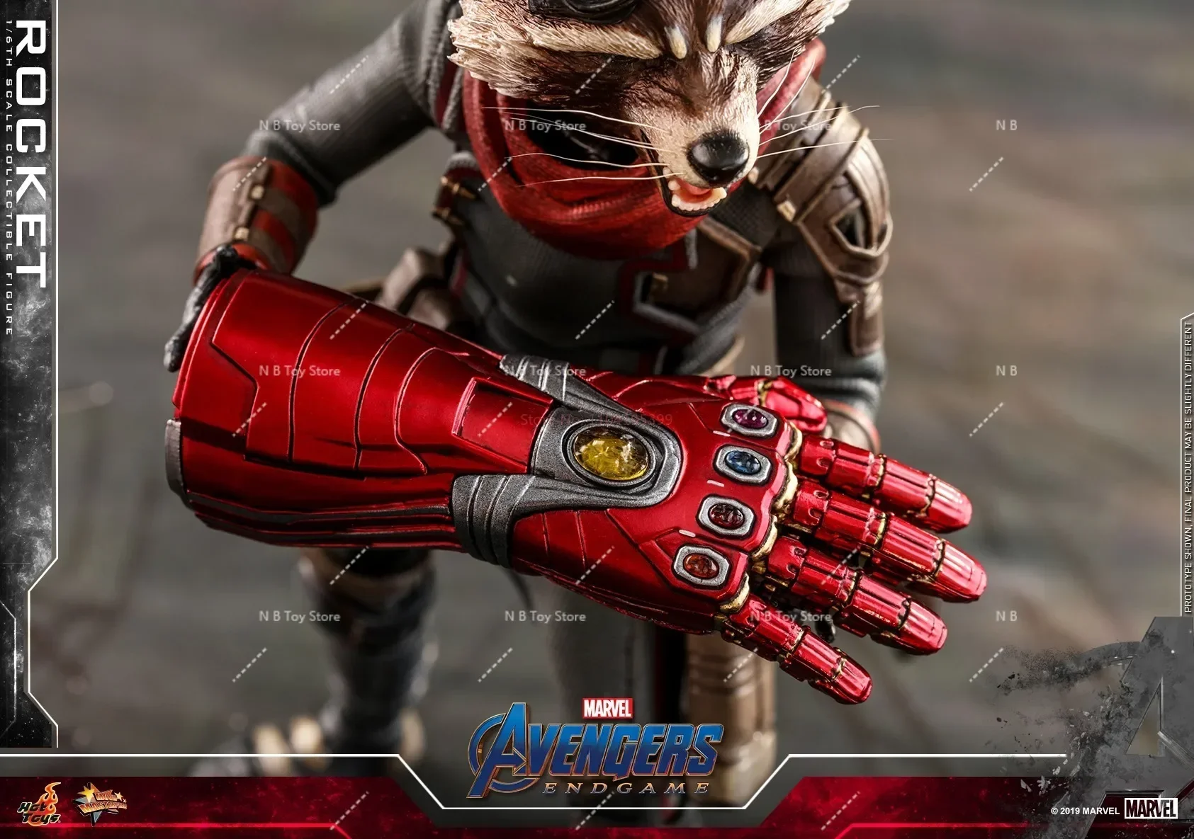 متوفر في المخزون ألعاب HOTTOYS HT MMS708 MMS548 Galaxy Guardians 3 صاروخ الراكون كوزمو ألعاب مجسمة الحركة #6