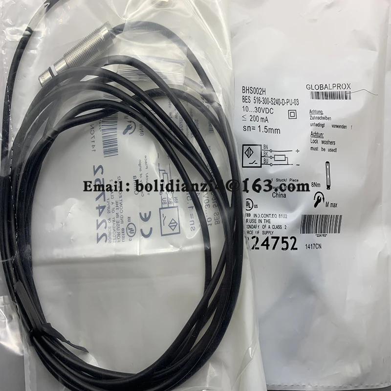 

Новый датчик приближения BES 516-300-S240-D-PU-03 BHS002H в наличии