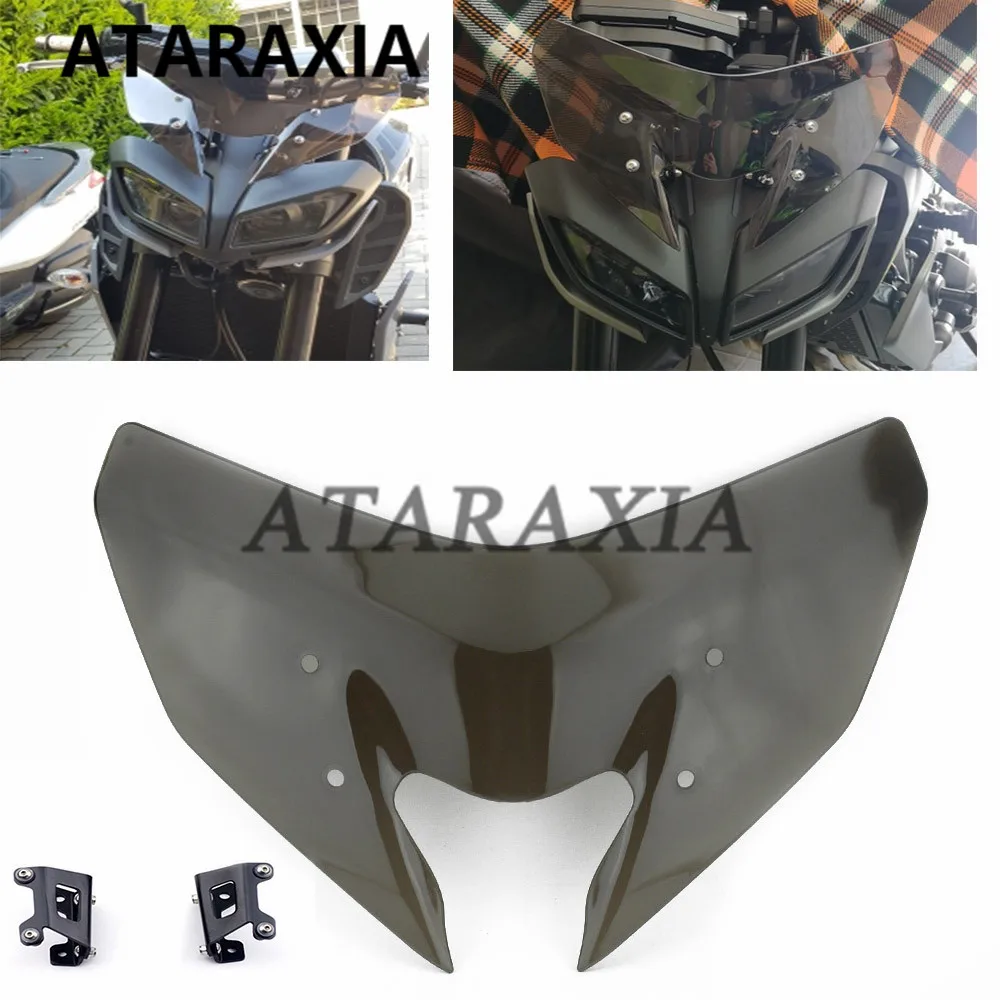 

Windscreen For YAMAHA MT-09/SP FZ-09 2017-2020 18 19 Windshield Pare-brise Motorcycle Wind Deflectors MT-09SP MT09 FZ09 MT FZ 09