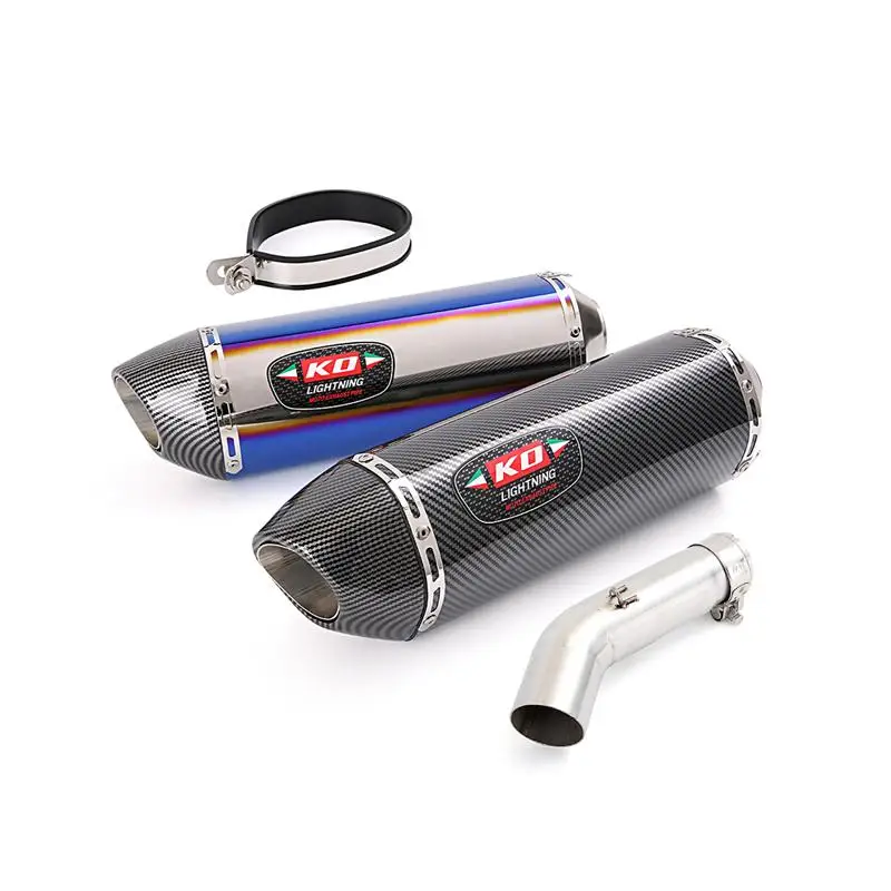 

For Suzuki GSXR600 GSXR750 2011-2023 Motorcycle Exhaust System Muffler Tail Pipe Mid Connect Tube 420mm Stainless Steel Escape